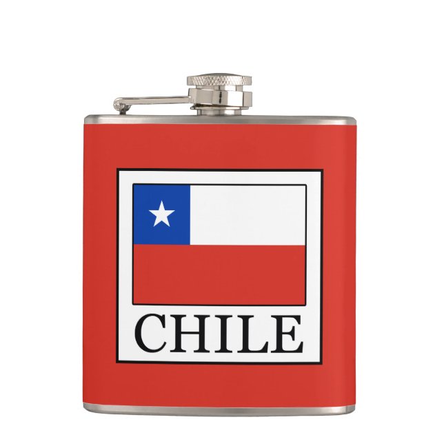 Chile Hip Flask (Front)