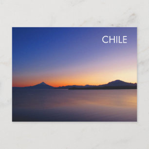 Chile Lake District Sunrise Postcard