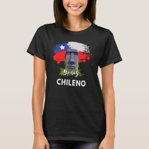 Chile Moai Hispanic Heritage Month Yo Soy Chileno T-Shirt
