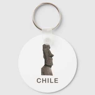 Chile Moai Key Ring