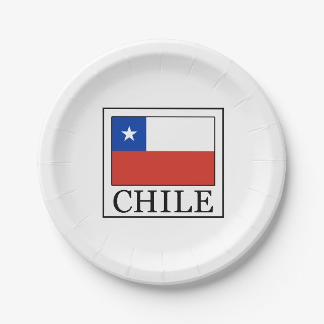 Chile Paper Plate (Front)