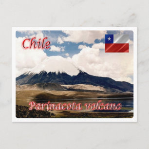 Chile - Parinacota Volcano - Postcard