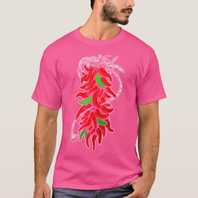 Chile Pepper Ristra T-Shirt (Front)