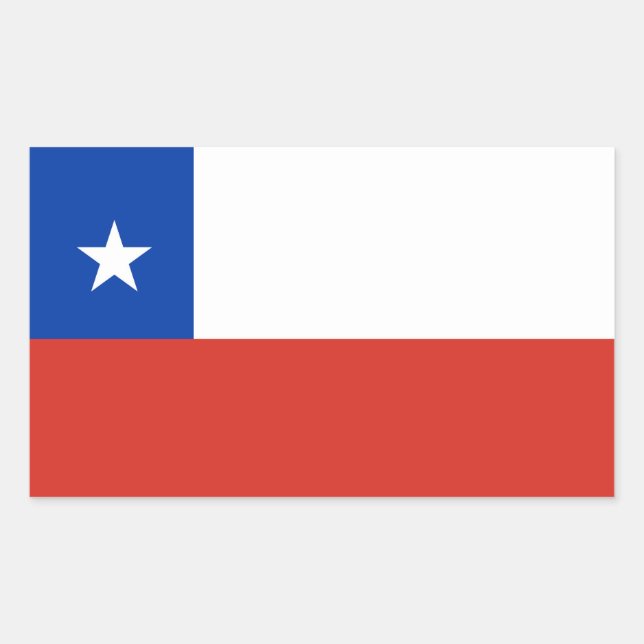 CHILE RECTANGULAR STICKER (Front)
