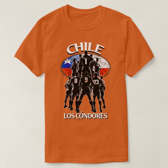 Chile Rugby Los Condores T-Shirt (Design Front)