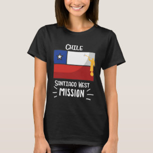 Chile Santiago West Mormon LDS Mission Missionary T-Shirt