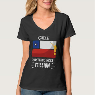 Chile Santiago West Mormon LDS Mission Missionary T-Shirt