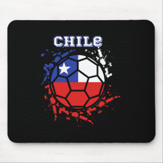 Chile Soccer Chilean Flag Futbol Fan Jersey Mouse Pad