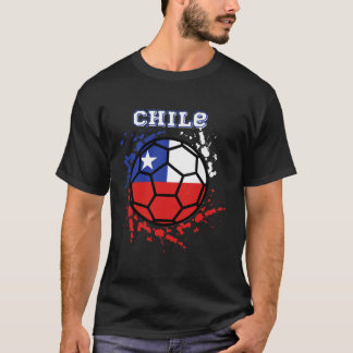 Chile Soccer Chilean Flag Futbol Fan Jersey T-Shirt