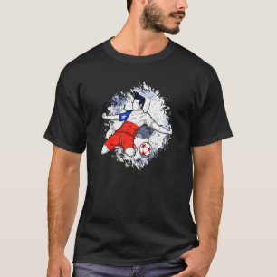Chile Soccer Chilean National Flag Proud Football T-Shirt