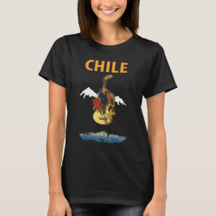 Chile South America Condor Orange Travel T-Shirt