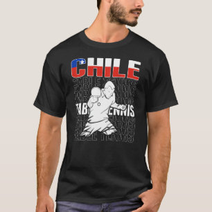 Chile Table Tennis   Support Chilean Ping Pong Tea T-Shirt