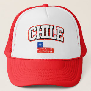 Chile Vintage Flag Trucker Hat