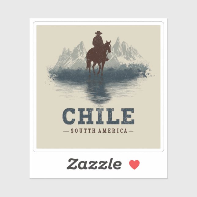 Chile Vintage Travel | Andes Mountain (Sheet)
