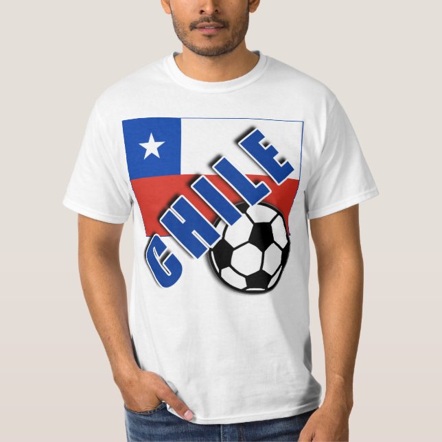 CHILE World Soccer Fan Tshirts (Front)