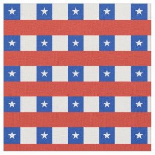 Chilean Flag & Chile Trendy Fabric /fashion