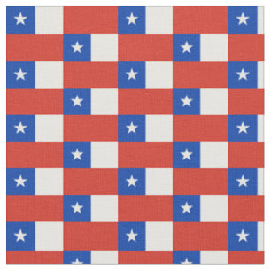 Chilean Flag & Chile Trendy Fabric /fashion