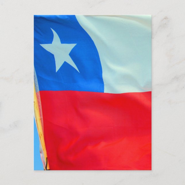 chilean flag postcard (Front)