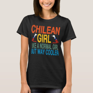 Chilean Girl Chile Flag T-Shirt