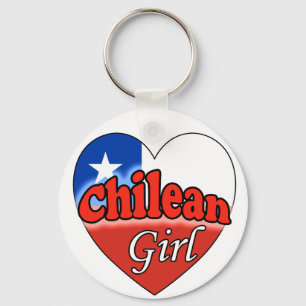 Chilean Girl Key Ring