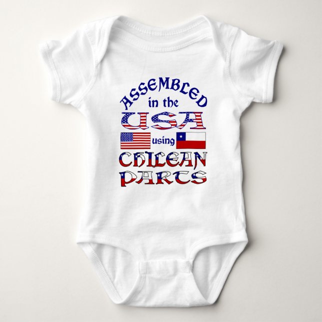 Chilean Parts 2 Baby Bodysuit (Front)