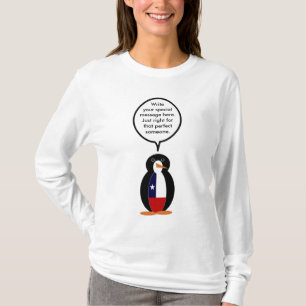 Chilean Talking Ms. Penguin Personalised T-Shirt