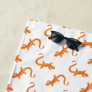 Chileno Valley Newt Brigade  Beach Towel