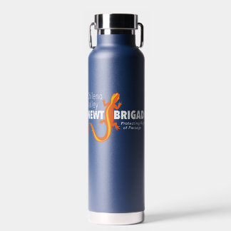 Chileno Valley Newt Brigade logo water bottle