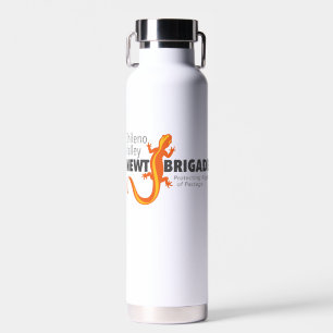 Chileno Valley Newt Brigade logo water bottle