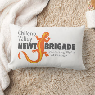 Chileno Valley Newt Brigade Pillow