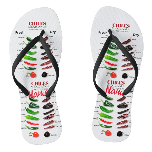 Chiles Fresh and Dry Thunder_Cove  Jandals (Footbed)