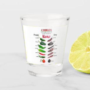 Chiles Fresh and Dry Thunder_Cove  Shot Glass