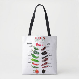 Chiles Fresh and Dry Thunder_Cove Tote Bag