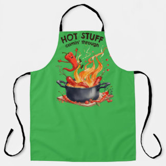 Chili chile peppers mexican food cooking kitchen apron