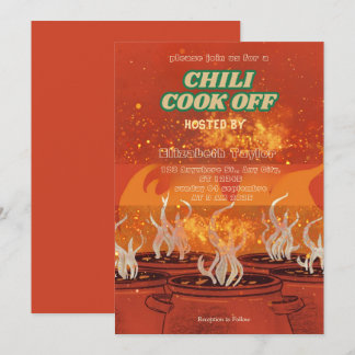 Chili Cook Off Party Invitation