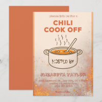 Chili Cook Off Party Invitation