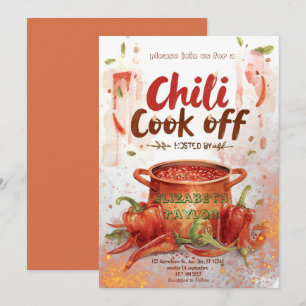 Chili Cook Off Party Invitation