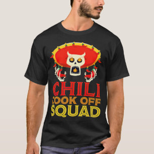 Chili  Off Squad Skull Chilihead BBQ army best fri T-Shirt