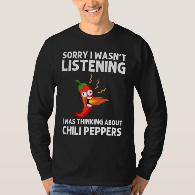 Chili Pepper For Men Women Spicy Habanero Chile T-Shirt (Front)