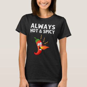 Chili Pepper For Men Women Spicy Habanero Chile T-Shirt