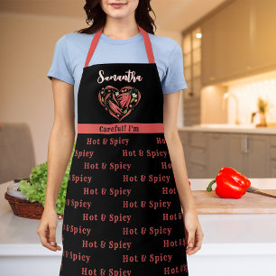 Chili Pepper Hot Spicy Peppers Chili Cooking Chef Apron