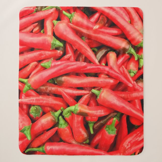 CHILI PEPPERS 2 SHERPA BLANKET (Front)