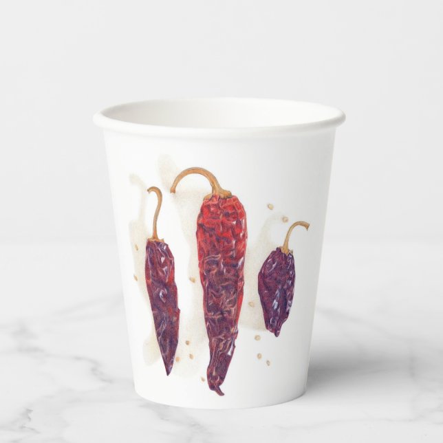CHILI PEPPERS Paper Cups (Front)