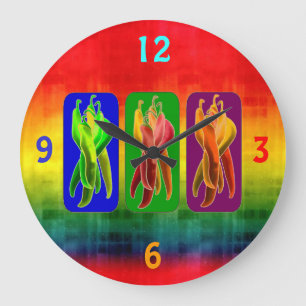Chilies Lover Kitchen Wall Clock
