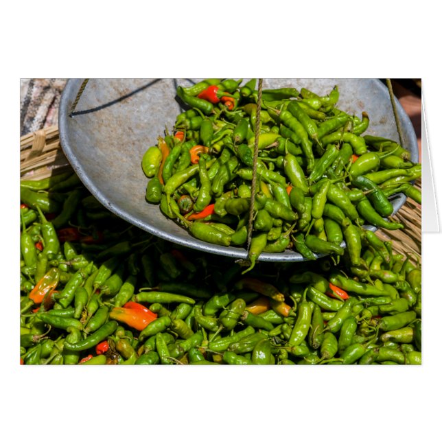 Chilis At Market For Sale (Front Horizontal)