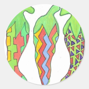 Chilis Incognito Classic Round Sticker