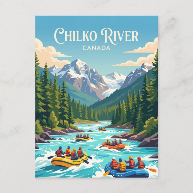 Chilko River British Columbia, Canada Postcard (Front)