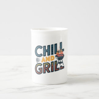 Chill and Grill Mug - Perfect for BBQ Lovers
