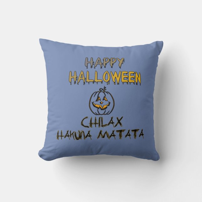 Chill and Relax Happy Halloween Collection Cushion (Front)