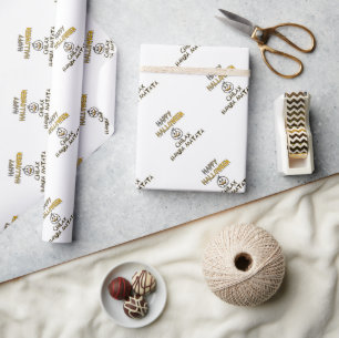 Chill and Relax Happy Halloween Collection Wrapping Paper